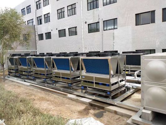 Air To Water Heating Hot Water Supply System High Altitude Intelligent Controlled