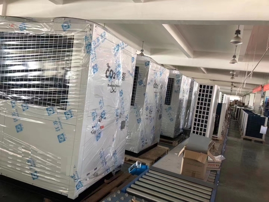 CO2 R744 Air Source Water Source Heat Pump 37kw Commercial For Hot Water