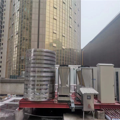18KW CO2 R744 Air Source Heat Pump Water Heater EVI For Cold Temperature
