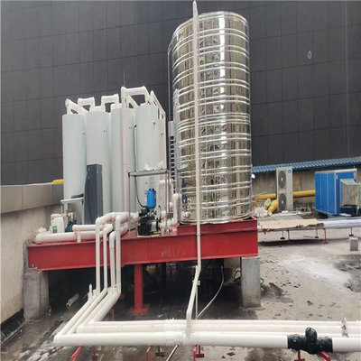 18KW CO2 R744 Air Source Heat Pump Water Heater EVI For Cold Temperature