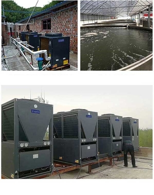 R744 CO2 Air Source Heat Pump Water Heater Residential 90 Degree With Dorin Compressor
