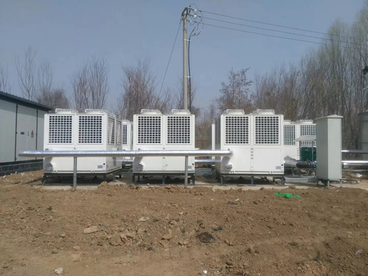 Cascade Air Source Heat Pump 25Kw R410A Refrigerant 90 Degree Hot Water